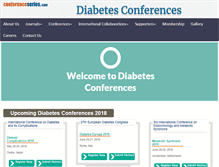 Tablet Screenshot of diabetesexpo.com
